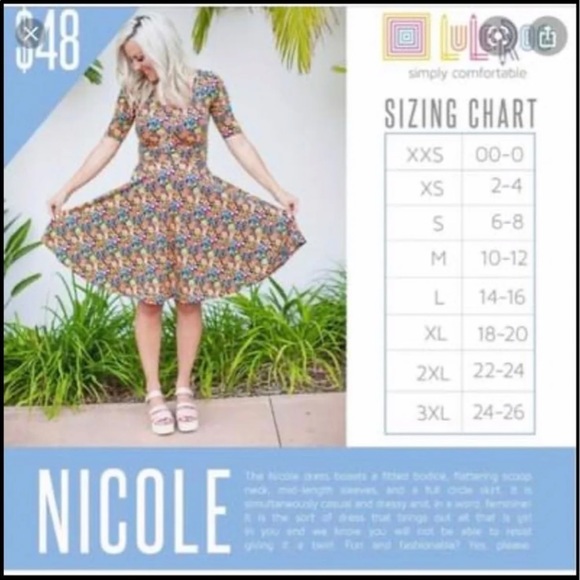 LulaRoe Nicole - Picture 2 of 2